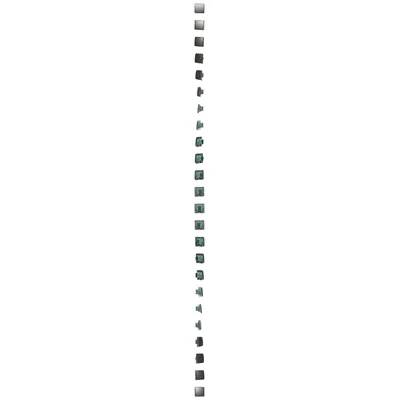 Przycisk "światło" (moduł) 230V, inox metalik