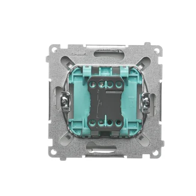 Przycisk "światło" (moduł) 230V, satyna metalik