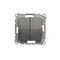 Przycisk żaluzjowy (moduł) 10A 230V szybkozłącza antracyt (metalik)