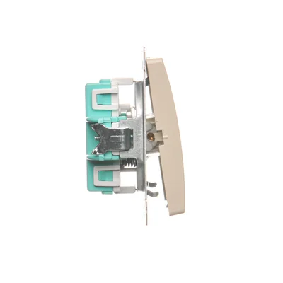 Przycisk żaluzjowy (moduł) 10A 230V zaciski śrubowe beż