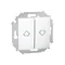 Przycisk żaluzjowy (moduł) 10A 250V zaciski śrubowe biały