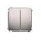 Przycisk żaluzjowy (moduł) 10A 250V zaciski śrubowe inox (metalik)