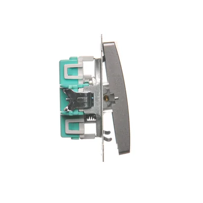 Przycisk żaluzjowy (moduł) 10A 250V zaciski śrubowe inox (metalik)