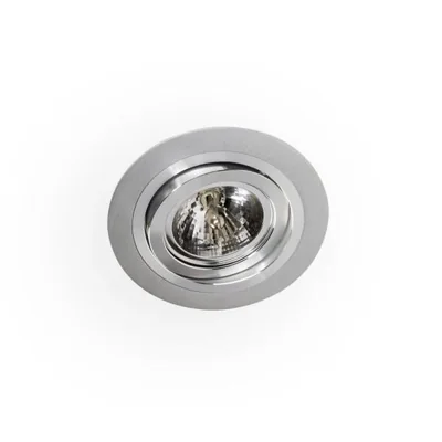 PURO ALLUMINIO Lampa wpuszczana aluminium szczotkowane