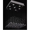 PYRAMID Lampa sufitowa chrom