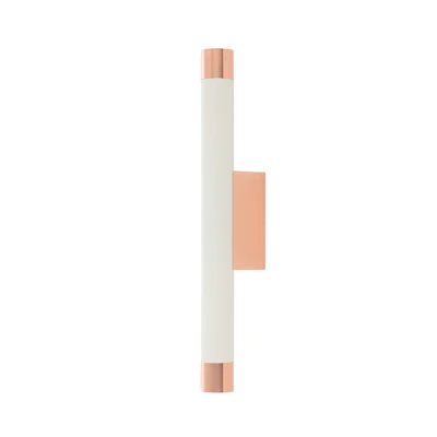Q PARETTE BIANCO/ROSE GOLD Lampa ścienna biały-różowe złoto