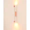 Q PARETTE BIANCO/ROSE GOLD Lampa ścienna biały-różowe złoto