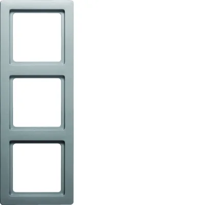 Q.1 Ramka 3-krotna aluminium aksamitna lakierowana