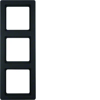 Q.1 Ramka 3-krotna antracyt, aksamit