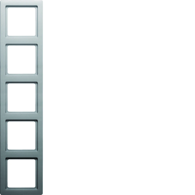 Q.1 Ramka 5-krotna aluminium aksamitna lakierowana
