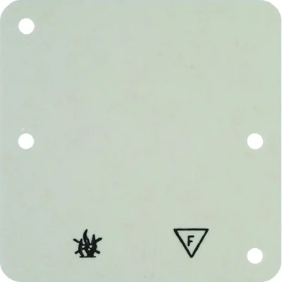 Q.1/ARSYS Płytka denka samogasnąca pojedyncza kremowy