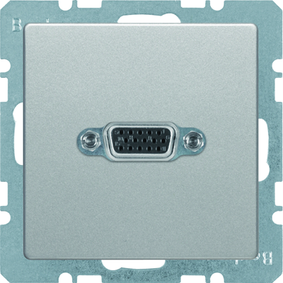 Q.1/Q.3 Gniazdo VGA aluminium aksamitne lakierowane