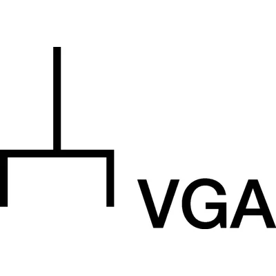 Q.1/Q.3 Gniazdo VGA antracytowe aksamitne