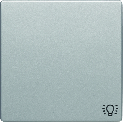Q.1/Q.3 Klawisz z nadrukiem symbolu "światło" aluminium aksamitny lakierowany