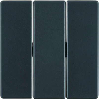 Q.1/Q.3 Klawisze do łącznika 3-krotnego antracytowe