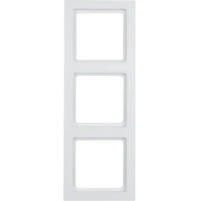 Q.3 Ramka potrójna Berker biały, aksamit