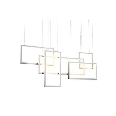 QUADRATUS Lampa wisząca biała