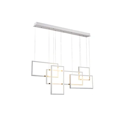 QUADRATUS Lampa wisząca biała