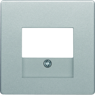 Q.x Płytka czołowa do gniazda głośnikowego i ładowania USB aluminium