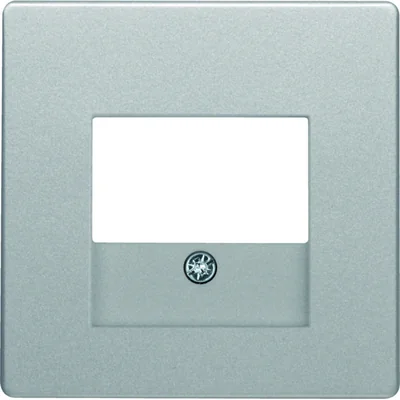 Q.x Płytka czołowa do gniazda głośnikowego i ładowania USB aluminium