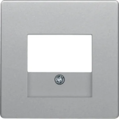 Q.x Płytka czołowa do gniazda głośnikowego i ładowania USB aluminium