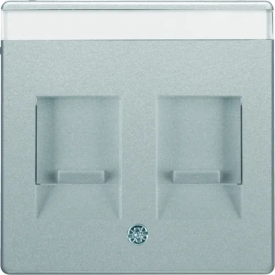 Q.x Płytka czołowa podwójna z zasuwami chroniącymi przed kurzem aluminium