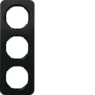 R.1 Ramka 3-krotna dąb/czarny