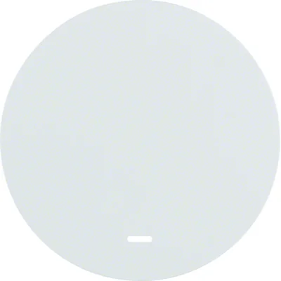 R.1/R.3 Klawisz z przezroczystą soczewką  R.1/R.3 połysk biały