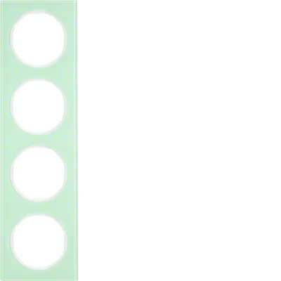 R.3 Ramka 4-krotna szkło biała