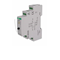 Radiowy dwukanałowy sterownik LED 12V - montaż DIN 10÷16V DC