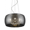 RAIN Lampa wisząca pojedyncza 40 cm przydymiona
