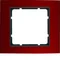 Ramka 1-krotna Berker B.3 alu, czerwony/antracyt