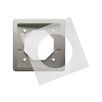 Ramka 1-krotna do wersji bryzgoszczelnej IP44 z uszczelką satyna (metalik)