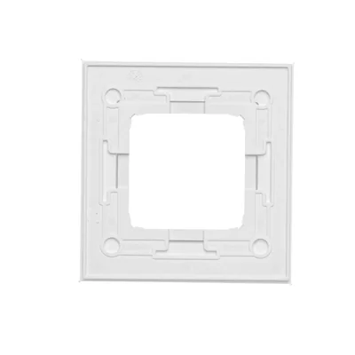 Ramka 1-krotna Nature-Szkło BIAŁA PERŁA IP20/IP44