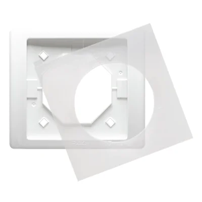 Ramka 1-krotna NEOS do wersji bryzgoszczelnej IP44 z uszczelką, biała