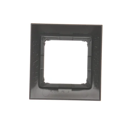 Ramka 1-krotna uniwersalna do puszek karton-gips IP20 / IP44 brąz mat (metalik)