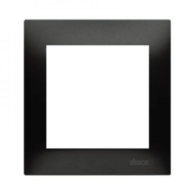 Ramka 1-krotna uniwersalna do puszek karton-gips IP20 / IP44 brąz mat (metalik)