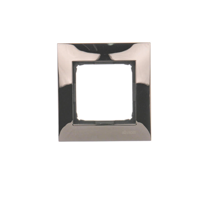 Ramka 1-krotna uniwersalna IP20 / IP44 ciemna stal