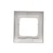 Ramka 1-krotna uniwersalna IP20 / IP44 srebrny (metalik)