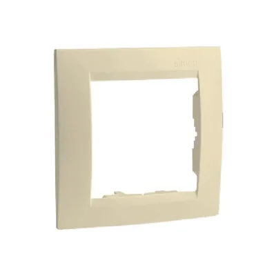 Ramka 1-krotna - uniwersalna poziom i pion beżowy