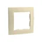 Ramka 1-krotna - uniwersalna poziom i pion beżowy