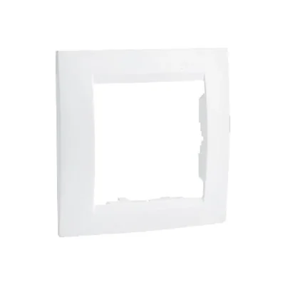 Ramka 1-krotna - uniwersalna poziom i pion biała