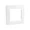 Ramka 1-krotna - uniwersalna poziom i pion biała