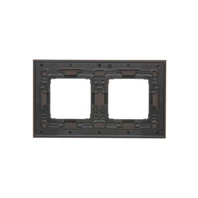Ramka 2-krotna Nature-Drewno ZŁOTE WENGE IP20/IP44