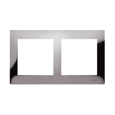 Ramka 2-krotna uniwersalna IP20 / IP44, ciemna stal