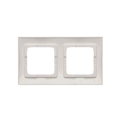 Ramka 2-krotna uniwersalna IP20 / IP44, srebrny (metalik)