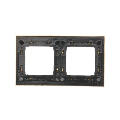 Ramka 2-krotna uniwersalna IP20 / IP44, złoto