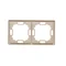 Ramka 2-krotna uniwersalna poziom i pion, beż