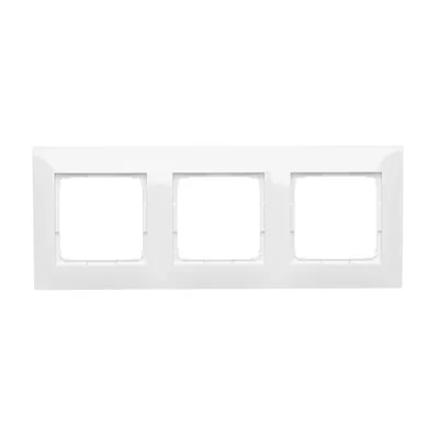 Ramka 3-krotna uniwersalna do puszek karton-gips IP20 / IP44, biała