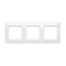 Ramka 3-krotna uniwersalna do puszek karton-gips IP20 / IP44, biała
